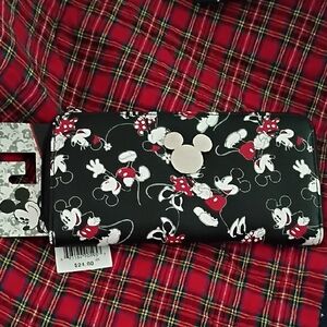Mickey Mouse Black Wallet